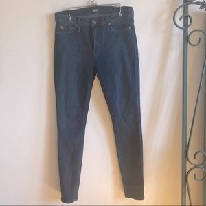 Hudson dark wash skinny jeans